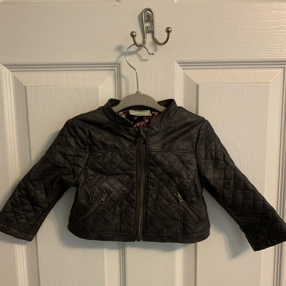 Oshkosh leather jacket 12 months